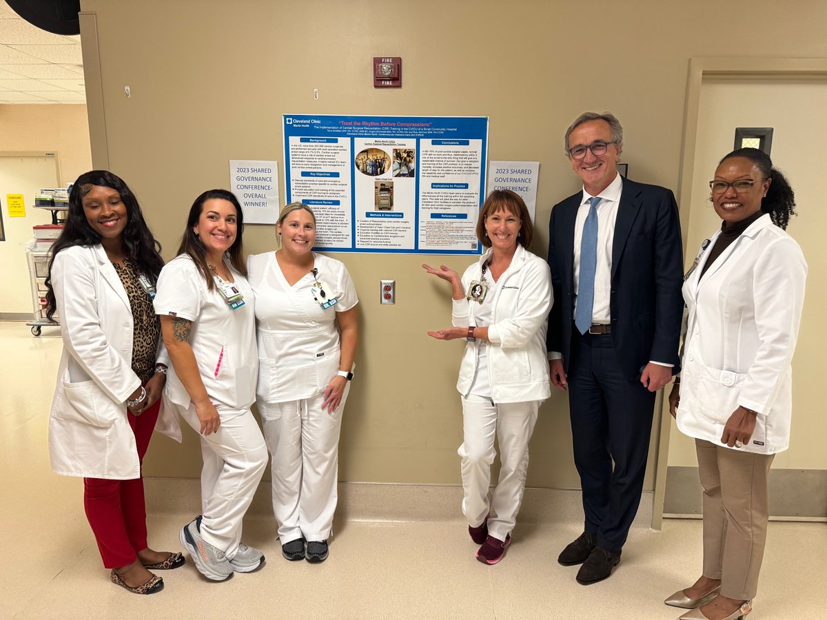 🌟#LaterGram: @TomMihaljevicMD recent visit to @clevelandclinic Martin Hospital supporting our transition to a High Reliability Organization, exploring groundbreaking nursing research and our new cutting-edge laboratory spaces. Grateful for his visit as we elevate healthcare.