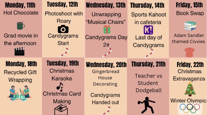 The 10 Days of Christmas is starting tomorrow!! Check out everything that’s happening over the next two weeks ☃️
<a href="/lionsnewstoday/">St. James CHS</a>