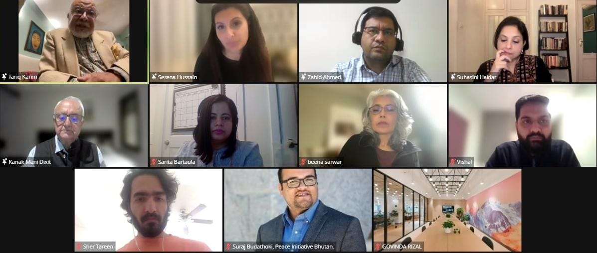 Why SAARC? Challenges and Missed Opportunities'
Now Live: youtube.com/live/ERkjV0xFv… 
With @KanakManiDixit , Serena Hussain @CTPSR_Coventry ,
Tariq Karim @iubedu , @suhasinih , @DrZahidShahab , @beenasarwar ....

#SAARC #SapanForSAARC #TheSapanWay @SapanNews @Himalistan @the_hindu @