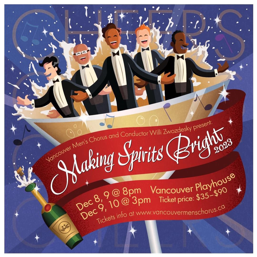 VMChorus's tweet image. Our incredible holiday show, Making Spirits Bright, is coming to a close this afternoon. Limited tickets are available at the door if you still haven’t had a chance to see it! Don’t miss this last opportunity, see you at the Vancouver Playhouse!