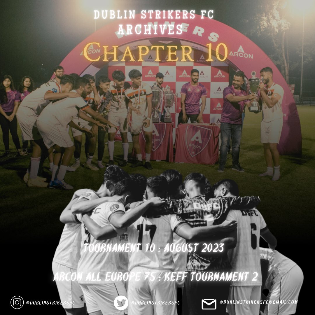 DublinStrikers's tweet image. Archives Chapter 10: Dublin Strikers coming in at third place in a fierce competition in Poland.

This put as higher up in the European ranks as well as the standard being set at a level for our next european adventure coming soon.

Read more on our Instagram 🤍🖤
 
#dsfc