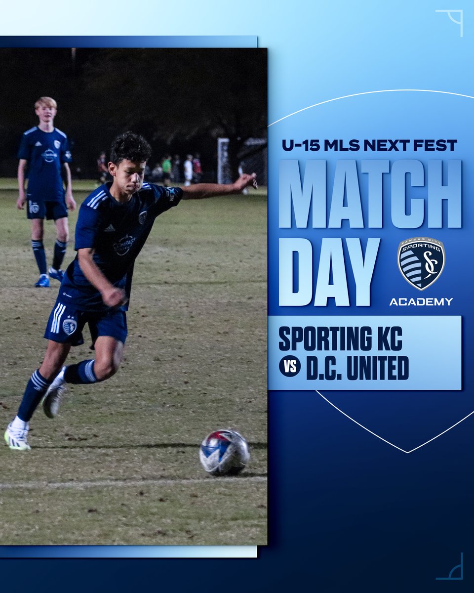 Our U-15s look to rebound in their final match at Fest!

They close out 2023 against D.C. United this afternoon before heading back to KC!

#SportingKC | #MLSNEXTFest