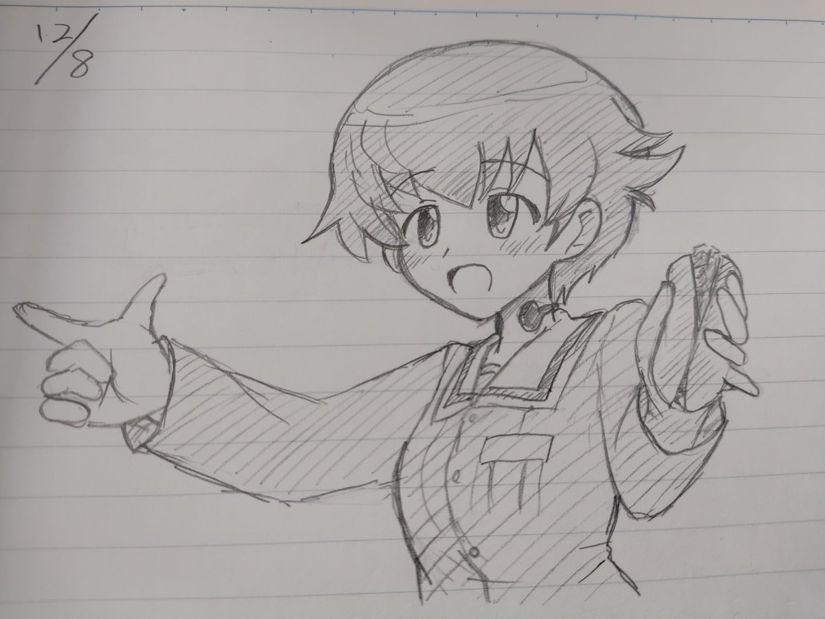 先日の大洗で描いたもの～
澤ちゃん館長、西隊長、ナカジマ、クランベリー 