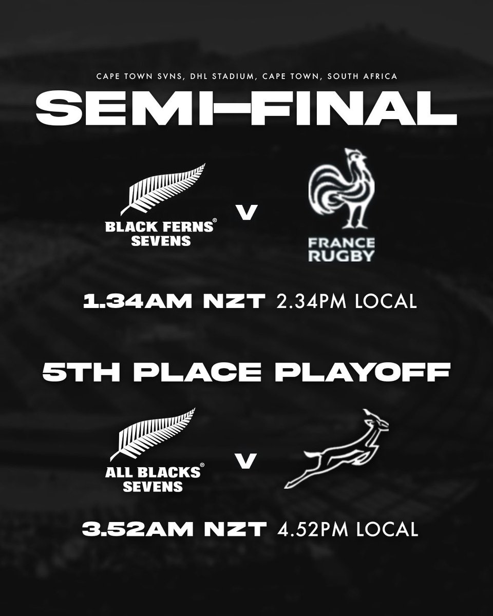 Who needs sleep when Sevens is on? All live on @skysportnz #AllBlacks7s | #BlackFerns7s | #CPTSVNS