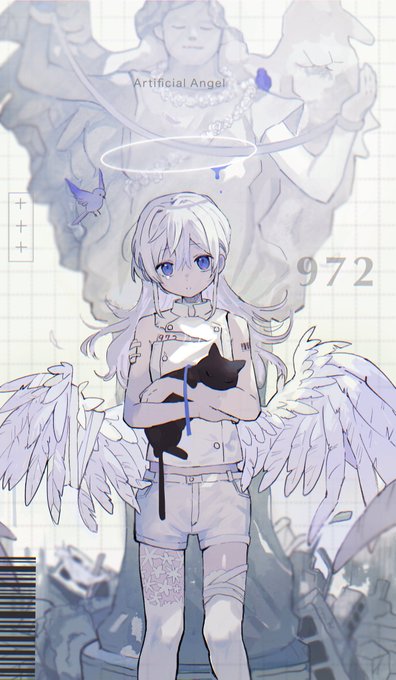 「天使 白」のTwitter画像/イラスト(新着)