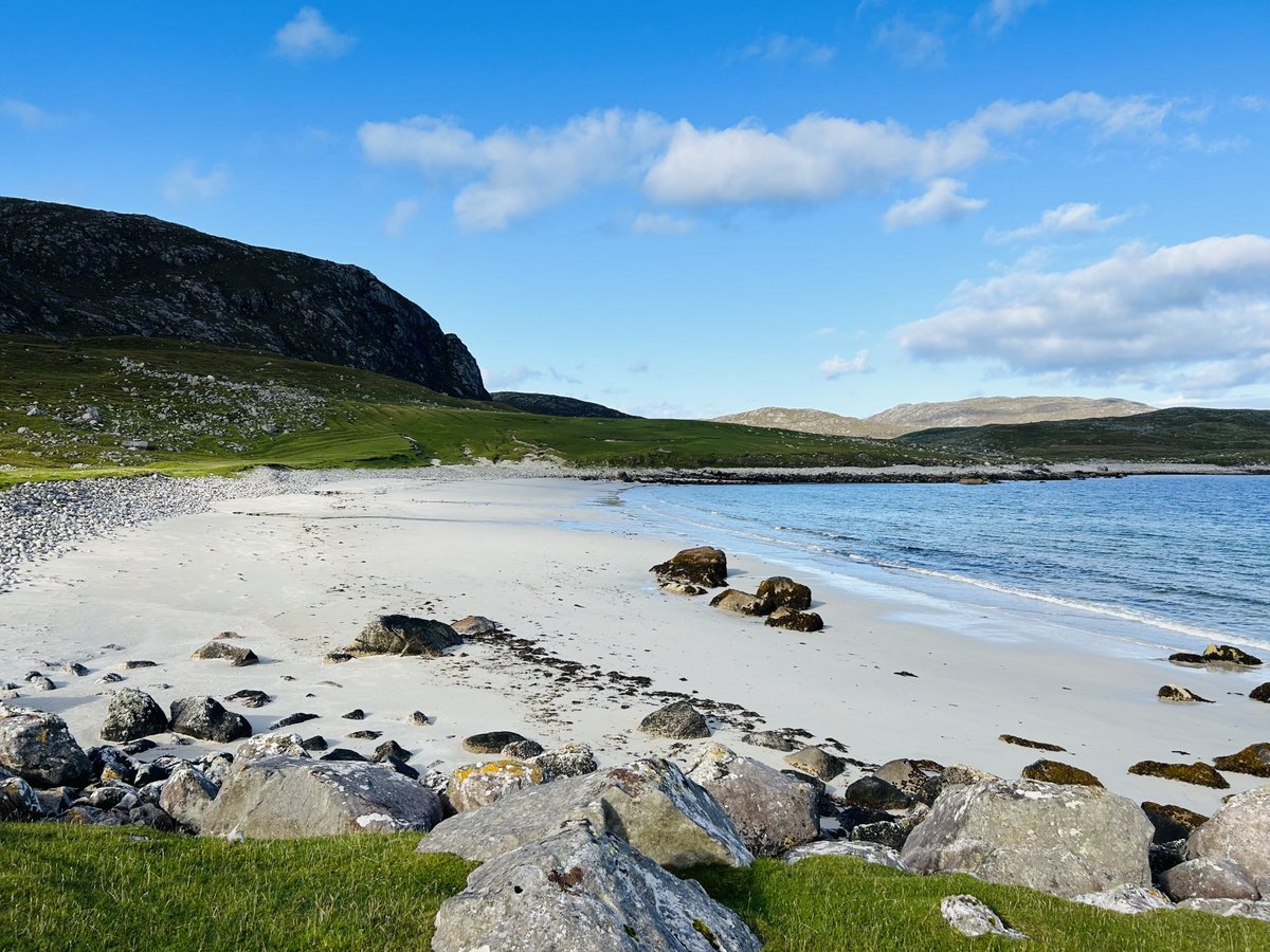 My Top 20 Scottish Beaches of 2023.
No.10. Crabhadail, Isle of Harris
Another walker’s beach. Small but spectacular, this remote Harris beach forms part of a classic Hebridean hike from popular Hushinish. What a spot!
