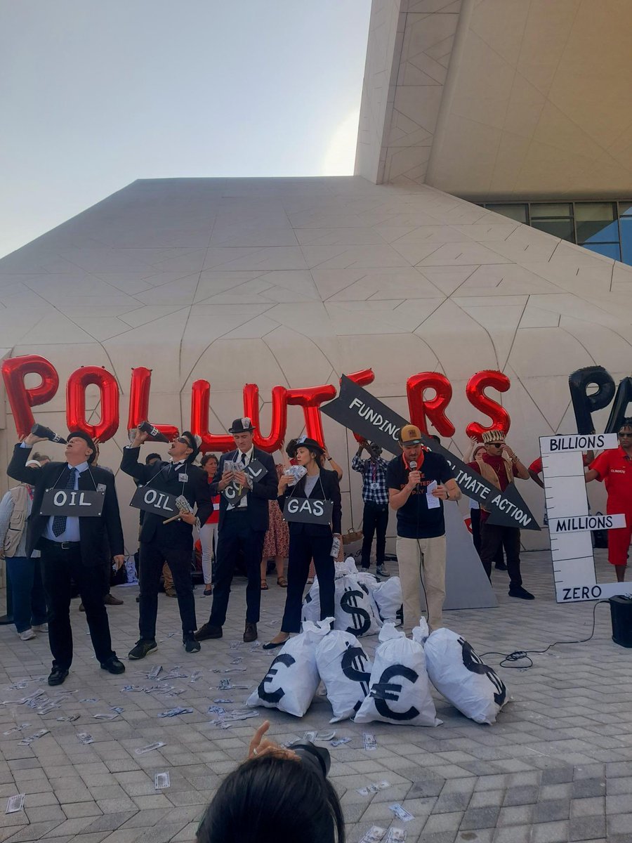 Did we not adopt the “polluters pay principle” in Rio in 1992? It’s time to implement it truly! #fightforclimatejustice #feministswantsystemchange #payupforlossanddamage