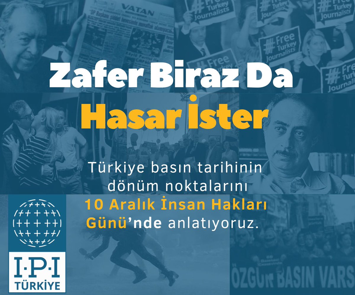 📢 100 yaşını deviren Türkiye Cumhuriyeti'nin inişli çıkışlı basın tarihinden en önemli kesitleri #10AralıkDünyaİnsanHaklarıGünü'nde sizin için anlattık.

🪶 Editörlüğünü Selin Uğurtaş'ın (<a href="/uselin/">Selin Ugurtas</a>) üstlendiği raporumuzu okumak için 👇

🔗 buff.ly/3Rfijkj 🔗
