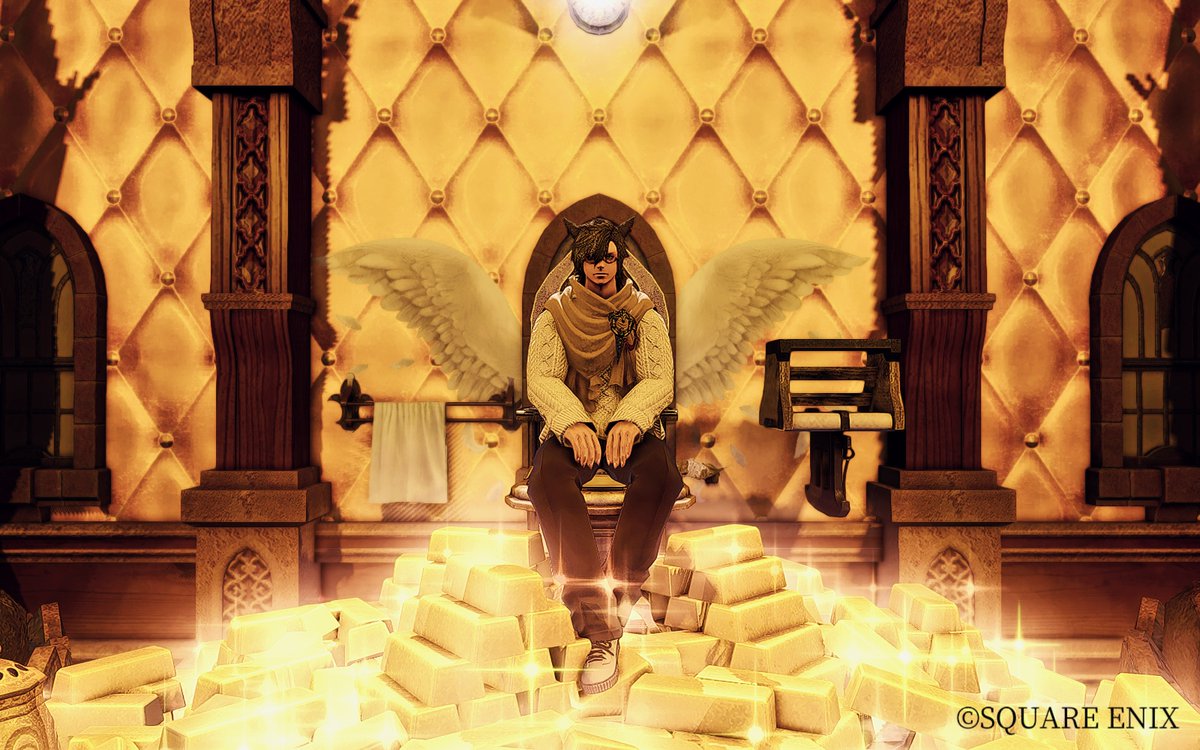 gaugauu's tweet photo. おはようございます…神々しいでしょう…？

＞＞トイレ＜＜

#FF14 
#おはミコ 
#オスッテ https://t.co/0qsWLQLjmO