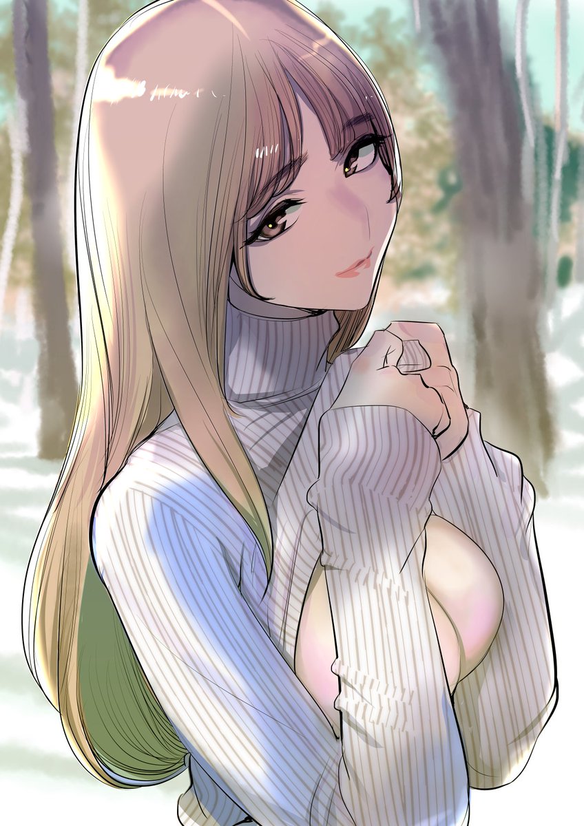 今日は #いいニットの日 らしいので
過去画ですけど…ペタリ 