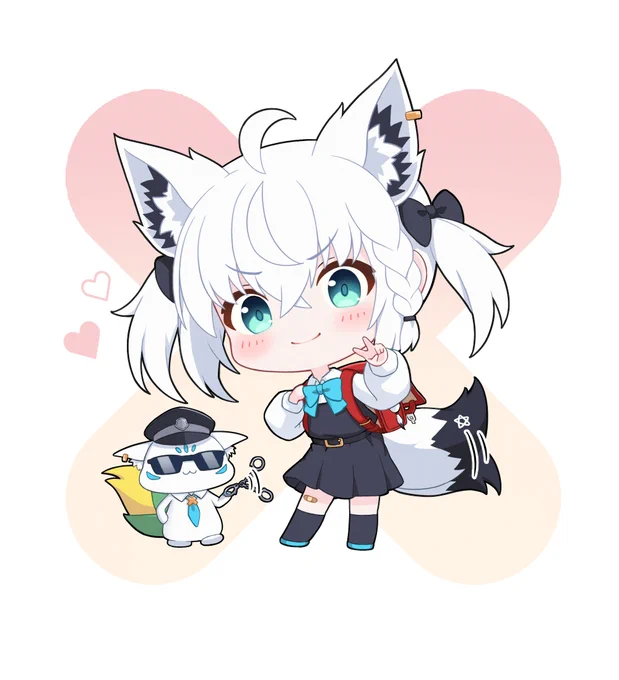 フブちゃん9さい!! (冬コミにアクキーとして出す予定です!) #絵フブキ