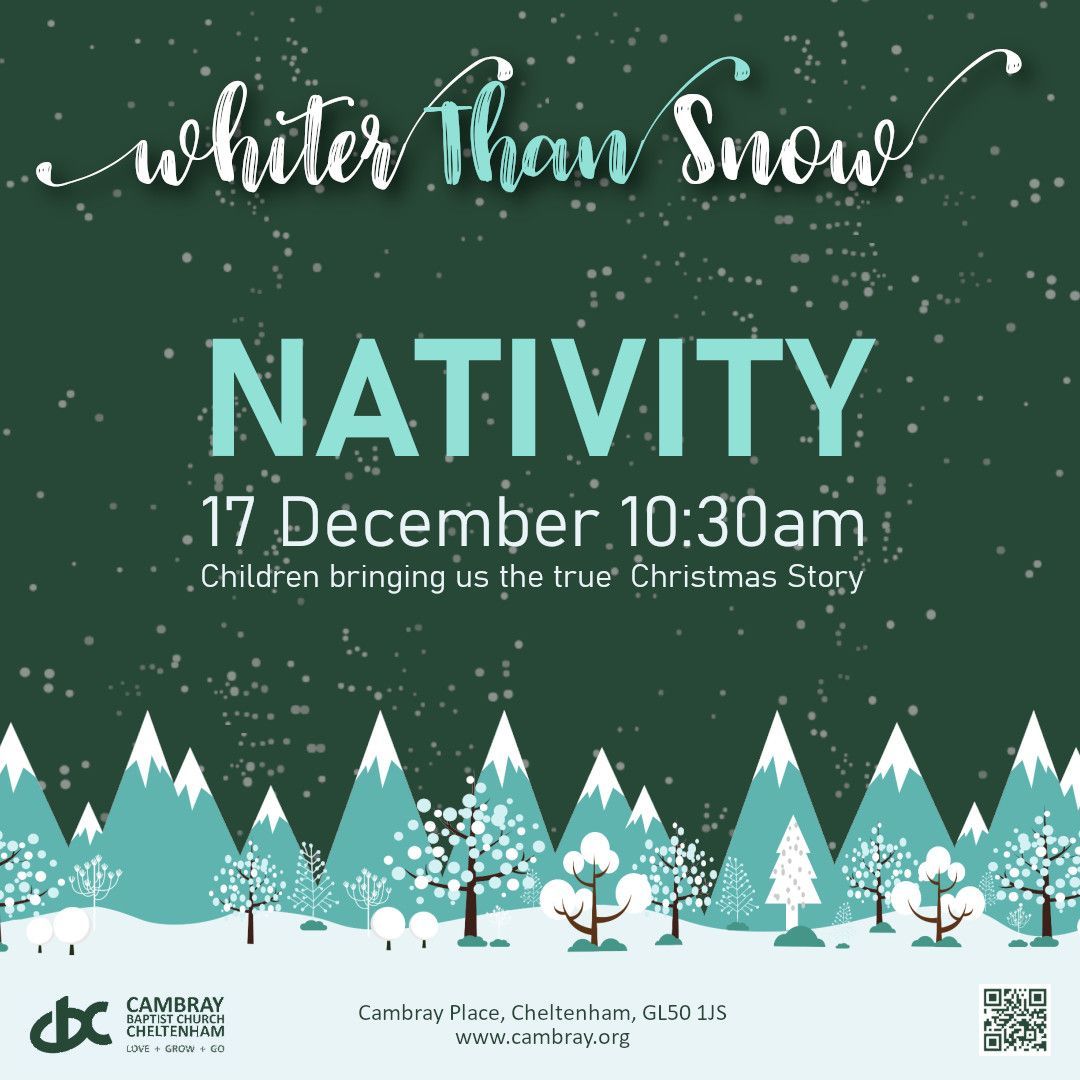 cambraybc's tweet photo. Christmas Nativity Service
Cambray Baptist Church
Sunday 17th December, 10:30am

Come and see our children tell the amazing story of Christmas, through drama, songs and a short talk.  Enjoy the wonder of the Christmas story with hundreds of others!

https://t.co/d3sWprC16d https://t.co/h3c3q1MVUu