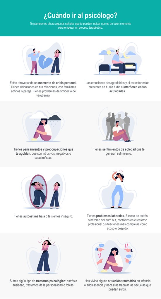 quironPREV's tweet photo. #Infografía | ¡Presta atención a tu #SaludMental! Estas son las señales que pueden indicar que es un buen momento para empezar una terapia psicológica https://t.co/6oRuULy76f