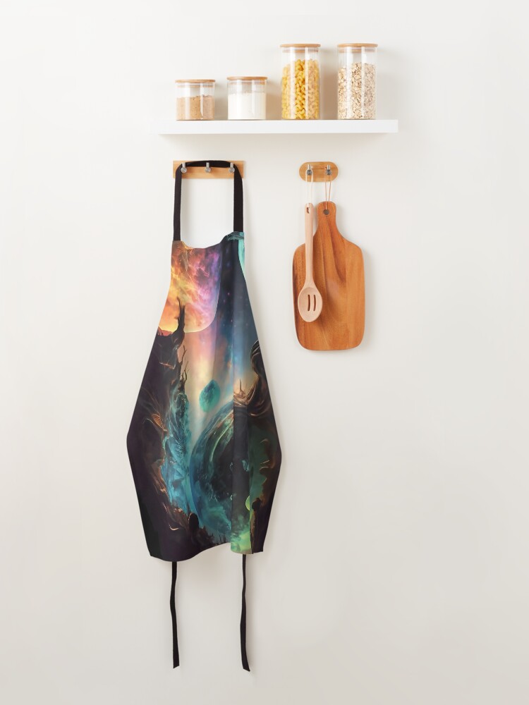 Get my art printed on awesome products. Support me at Redbubble #RBandME -   redbubble.com/i/apron/Space-… #findyourthing #redbubble #forsale #merch #bestdeal #buynow #apron #kitchenapron #cookingapron