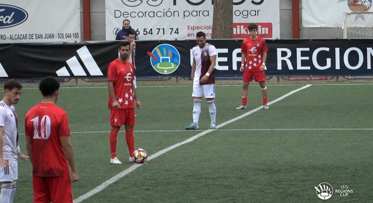 Balon_Tierra's tweet photo. 🏆 COPA DE REGIONES UEFA
🏟️ Manuel Delgado Meco
⏱️ Comienza la segunda parte
⚽️ @FFCM_es 1 🆚 0 @RFFM_oficial
🗣️ https://t.co/LVngDtx4QL
#CopaRegionesUEFA #RegionsCup #CopaRegiones https://t.co/CV3OPxxPYW