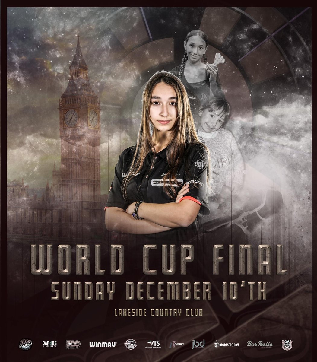 Aurora Fochesato (@aurorafochesato) on Twitter photo It’s the day!
Final World Darts Championship
Starting 5pm uk time.
🔴live on youtube.com/@wdfdarts?si=b…
<a href="/Winmau/">Winmau</a>
<a href="/Daros180/">DAROS FRANCESCO</a>
<a href="/jbdsportsagents/">JBD EVENTS</a>
<a href="/_Team360/">Team360</a>
<a href="/BarItaliaSoho/">Luca and Dinny</a>
<a href="/jessharding1/">jess harding</a>
<a href="/steve180brown/">ꜱᴛᴇᴠᴇ ʙʀᴏᴡɴ</a> It’s the day!
Final World Darts Championship
Starting 5pm uk time.
🔴live on youtube.com/@wdfdarts?si=b…
<a href="/Winmau/">Winmau</a>
<a href="/Daros180/">DAROS FRANCESCO</a>
<a href="/jbdsportsagents/">JBD EVENTS</a>
<a href="/_Team360/">Team360</a>
<a href="/BarItaliaSoho/">Luca and Dinny</a>
<a href="/jessharding1/">jess harding</a>
<a href="/steve180brown/">ꜱᴛᴇᴠᴇ ʙʀᴏᴡɴ</a>
