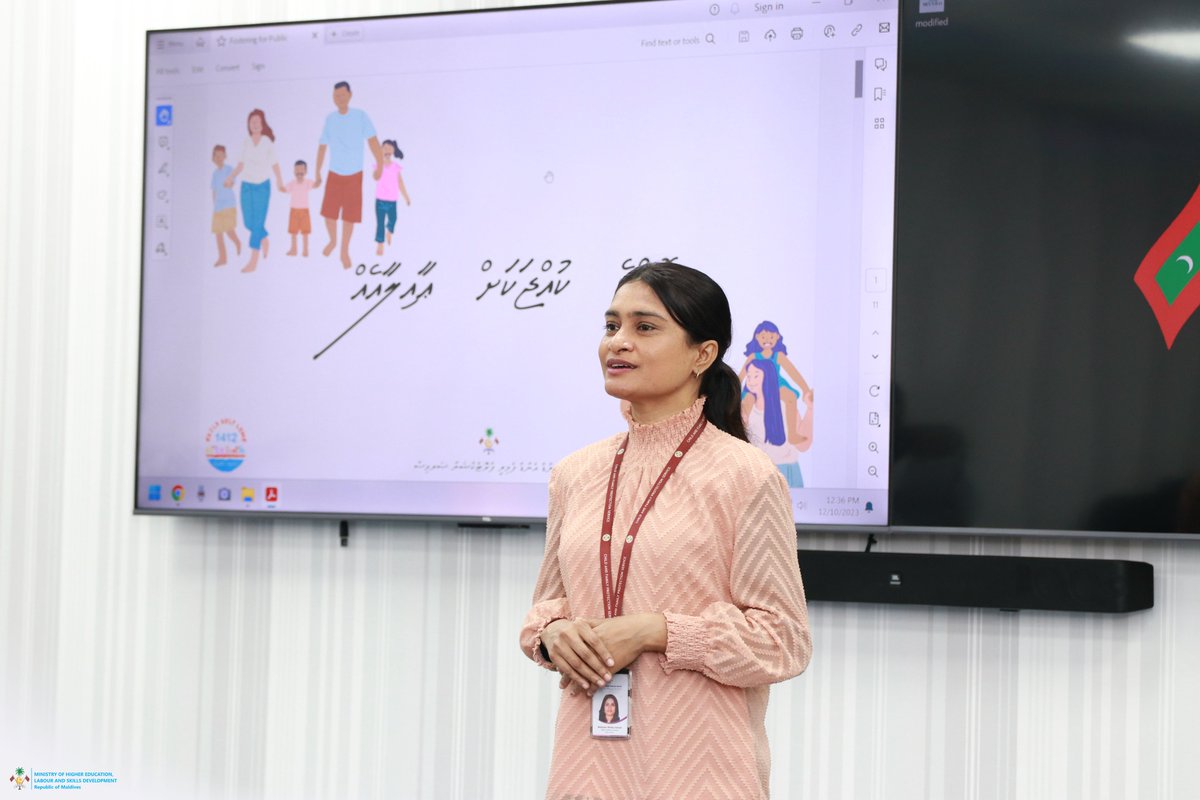 MoHEmv's tweet photo. Information dissemination &amp; awareness raising session by Ministry of Family and Social Development on fostering children in state care is held here today. https://t.co/hmQeiiSstf