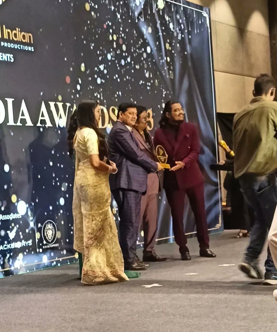 __rajasahab's tweet photo. Pleasure to be honoured by Universal India Awards 2023 https://t.co/b6W45LdWKt