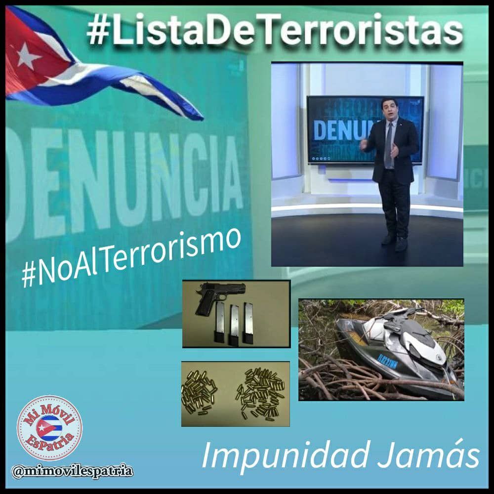 Desde el "Norte revuelto y brutal" organizan acciones terroristas contra #Cuba. Se publicó una #ListaDeTerroristas y  confirmamos que no habrá impunidad. #NoAlTerrorismo