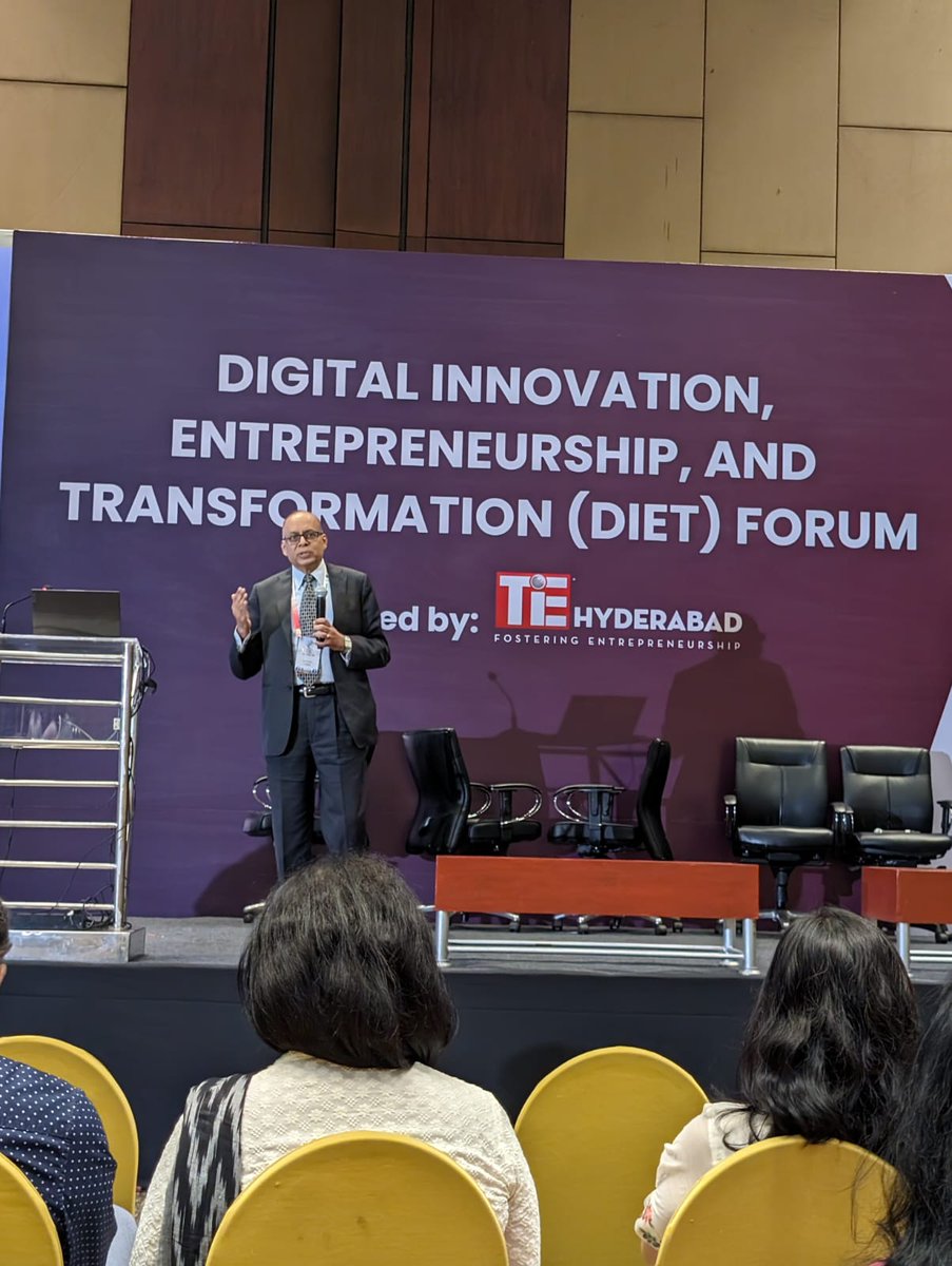 Delivered the keynote at Digital Innovation Entrepreneurship and Transformation Forum organised by AIS & TIE as part of ICIS conference This is the 1st time ICIS is held in India. A top event for Management academics in the field of Information Systems worldwide.