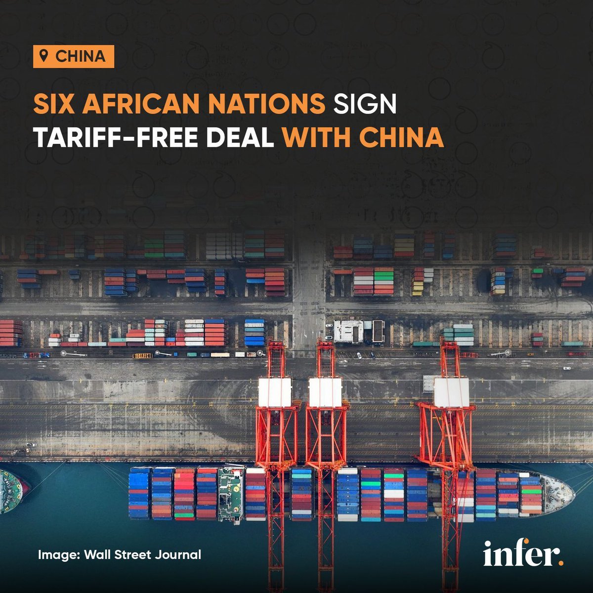 infer_digital's tweet image. 🚨: #ChristmasGift from #China: No tariffs on goods from Angola, DR Congo, Gambia, Mali, Madagascar, and Mauritania. Boost for cobalt trade and coffee sales, strengthening China-Africa ties.
#TariffChanges #TradeRelations