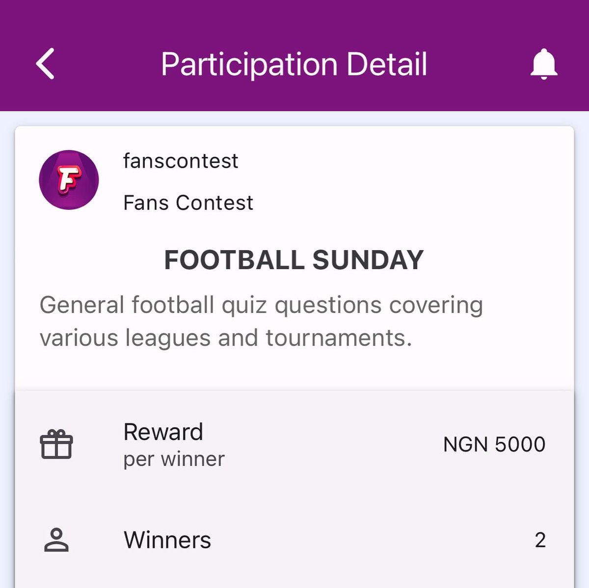 fanscontest's tweet photo. Coming Up Tonight @ 8PM

- Football Quiz Contest.

N5,000 for 2 Winners 💪🏾💪🏾

Participation is FREE and only possible via our mobile app.

Android: https://t.co/lQQCZAQCG6

iOS: https://t.co/eKBNrelTC0

#fanscontest #giveaway #quiz #contests #football #fans #reward #Nigeria https://t.co/XRZQ446ual