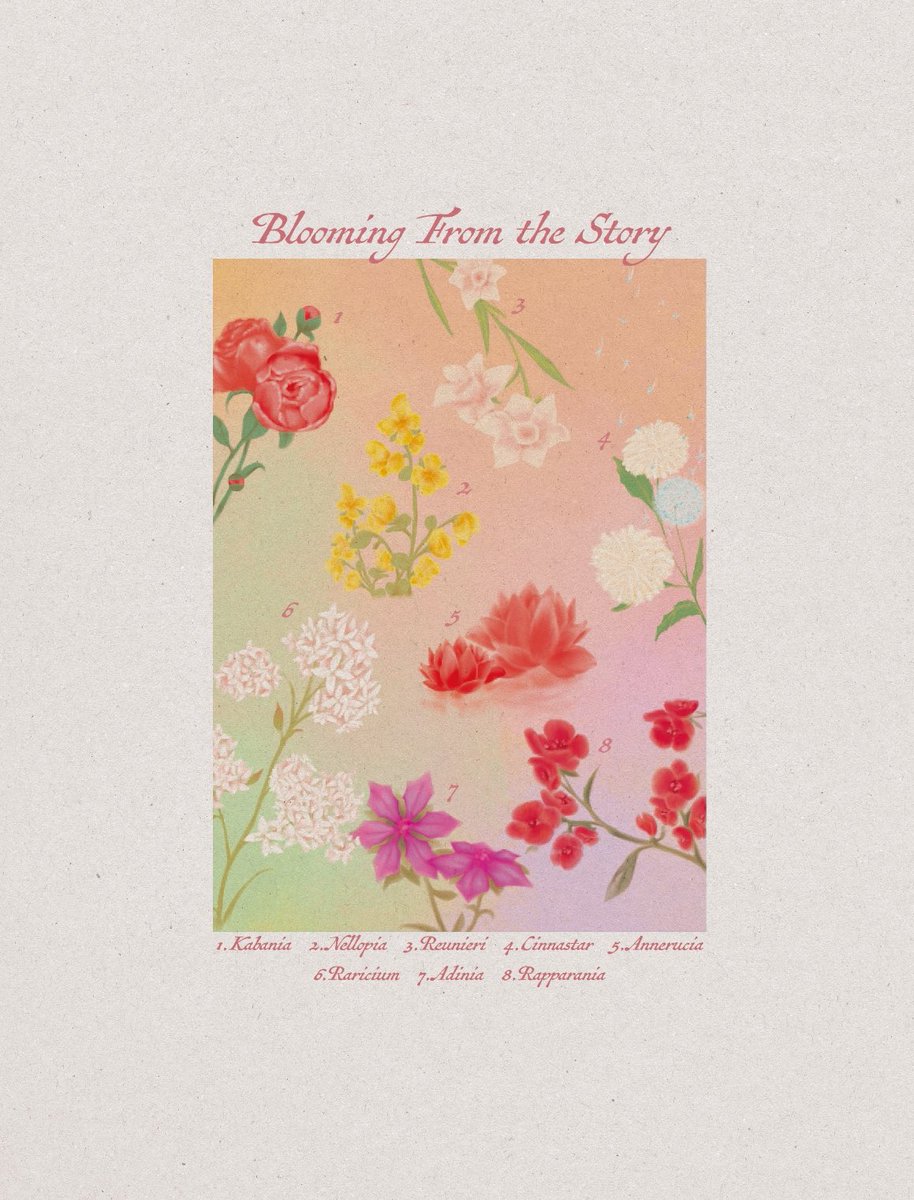 왕사에 나오는 꽃들을 모아서
꽃도감 삽화 컨셉으로 그렸던💐

#적왕사