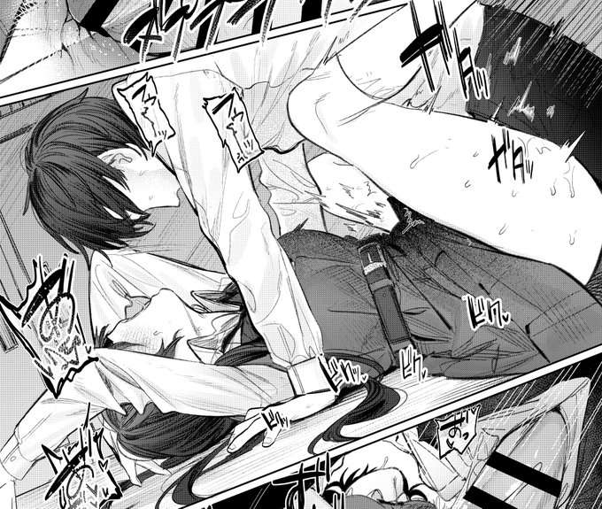 今までに出した同人誌のDL版が全て50%OFFセール中です。 年末に新作の販売を予定していますので、未読の方は是非この機会にご覧いただけると嬉しいです。 画像はお気に入りのコマです。おっぱい。 FANZA:https://www.dmm.co.jp/dc/doujin/-/detail/=/cid=d_269954/ DLsite:https://www.dlsite.com/maniax/work/=/product_id/RJ01050693.html