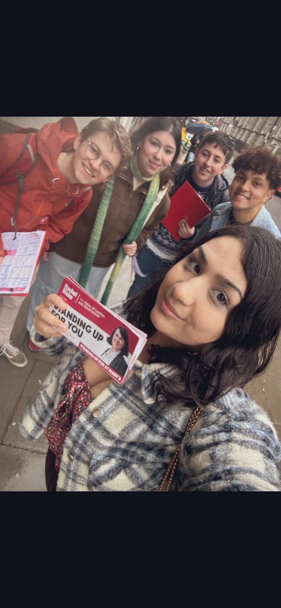 Rosie Kurnaz ๐น (@rosiekurnaz) on Twitter photo Great day canvassing with <a href="/LabourStudents/">Labour Students</a> in Westminster.
Rachel is such a hard working person and deserves all the support that she can get! ๐น Great day canvassing with <a href="/LabourStudents/">Labour Students</a> in Westminster.
Rachel is such a hard working person and deserves all the support that she can get! ๐น