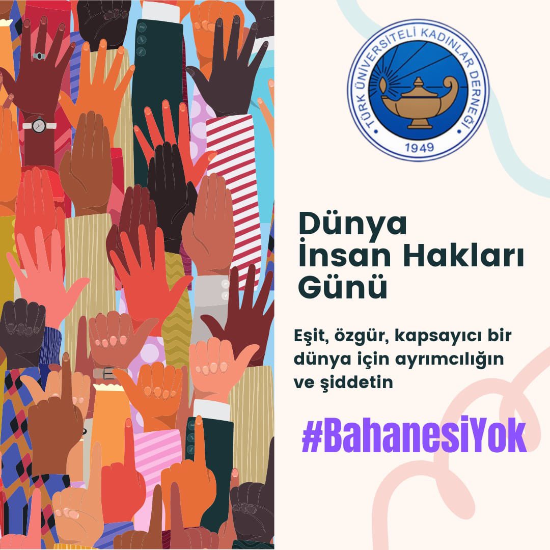 ynrsrc's tweet photo. Türkiye’de ve Dünyada, Kadınların bu yüzyılda insan hakları için mücadele etmesi nekadar acı . Eşit, özgür,kapsayıcı bir dünya için ayrımcılığın, şiddetin savaşların #BahanesiYok 
#10aralıkdünyainsanhaklarıgünü #birliktegüçlüyüz
@TUKDKurumsal @esik_platform @UN_Turkiye https://t.co/euPjUOxT5S