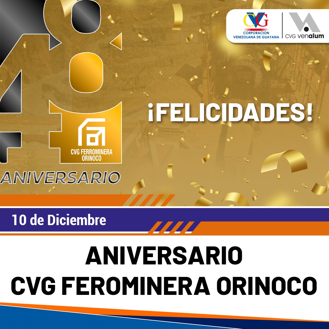 VENALUM_CVG's tweet photo. #Efemérides || El 10 de Diciembre de 1976 inicia operaciones en la cuna del hierro @Ferrominera_CVG , luego de que el 1 de Enero de 1975 se nacionalizara la extracción y comercialización del mineral hierro. https://t.co/hRiht4fyHM