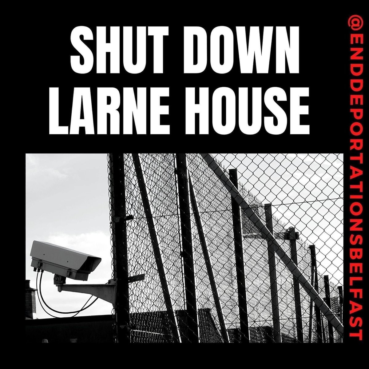 This #HumanRightsDay remember the 5000+ held in Larne House in N. Ireland over the past 12 yrs. Located in PSNI Larne barracks, it's UK Gov's #HostileEnvironment immigration industrial complex infrastructure. UN call for Alternatives To Detention (ATDs), so do we✅.
#EndDetention