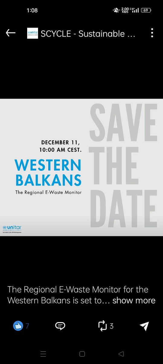 NnoromIC's tweet photo. Join us as we launch the Regional Ewaste Monitor of the Western Balkan.
https://t.co/u0ZLr1dhVD https://t.co/fdP8uflxLS