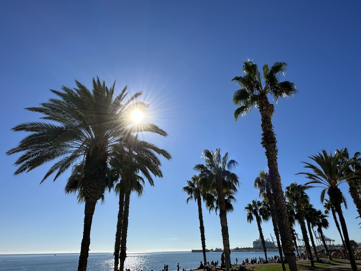 Malagueta. No filter required. #Malaga #bluesky