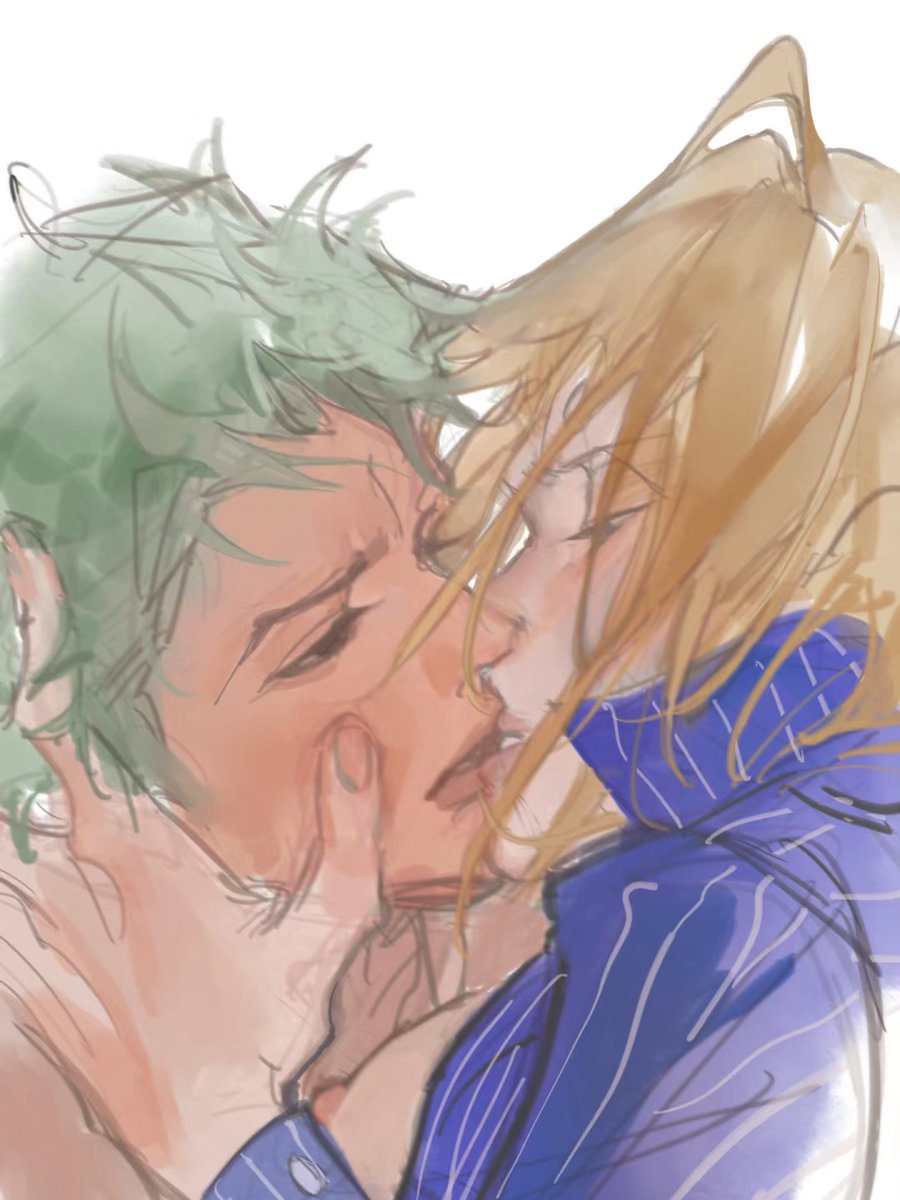 chenxiuxiu4's tweet photo. kiss like.....

#sanji  #Zoro #Zosan #ONEPIECE https://t.co/eL9DT4VXTg