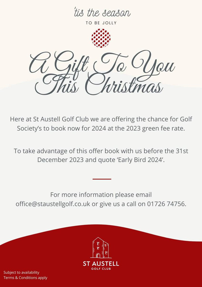 St Austell Golf Club tweet media