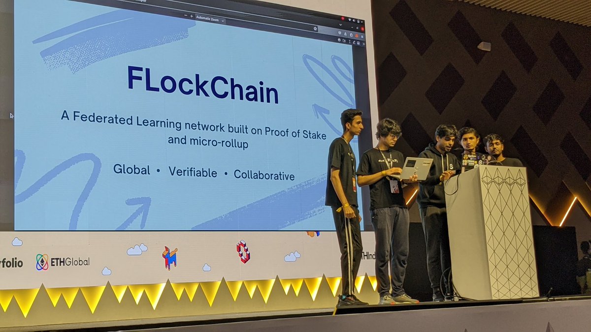 httpJunkie's tweet photo. Congrats to the #FlockChain team at #EthIndia2023, they hacked on our Gas API utilizing @MetaMask SDK, and @LineaBuild deploy.
Our team wishes you luck in the sponsor and finalist judging!
@ETHGlobal / @devfolio Bangaluru https://t.co/fvCXdxzvZK