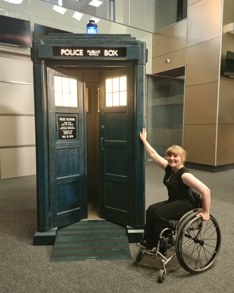 For every disabled kid who couldn't get into the Tardis, this ramp is forever yours.

@bbcdoctorwho #DoctorWho #DoctorWho60 #DisabilityRepresentation #accessibility