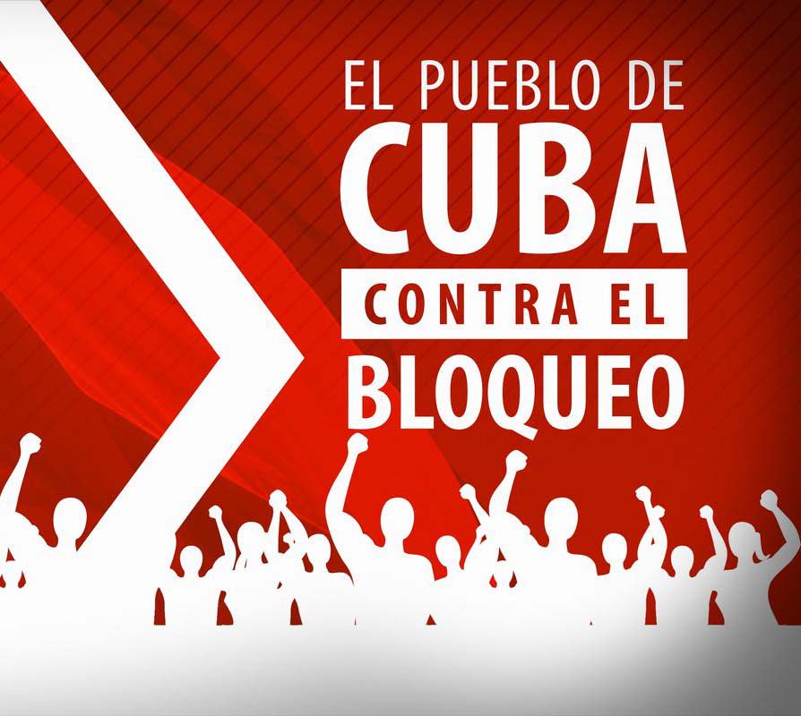 El gobierno de los EEUU viola de forma flagrante, sistemática y continuada los Derechos Humanos de millones de cubanos manteniendo un BLOQUEO económico y persecución financiera contra Cuba por más de 60 años...

¡NO MÁS BLOQUEO A CUBA!