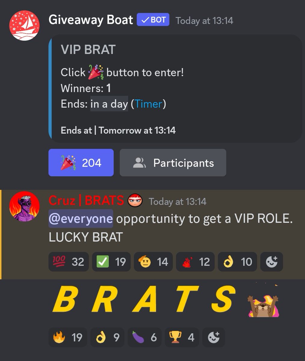 200+ In less than 4 mins

Another Definition of hype...

We are here to Dominate 

LFBRATS

Do I see Solami Addy below 👇