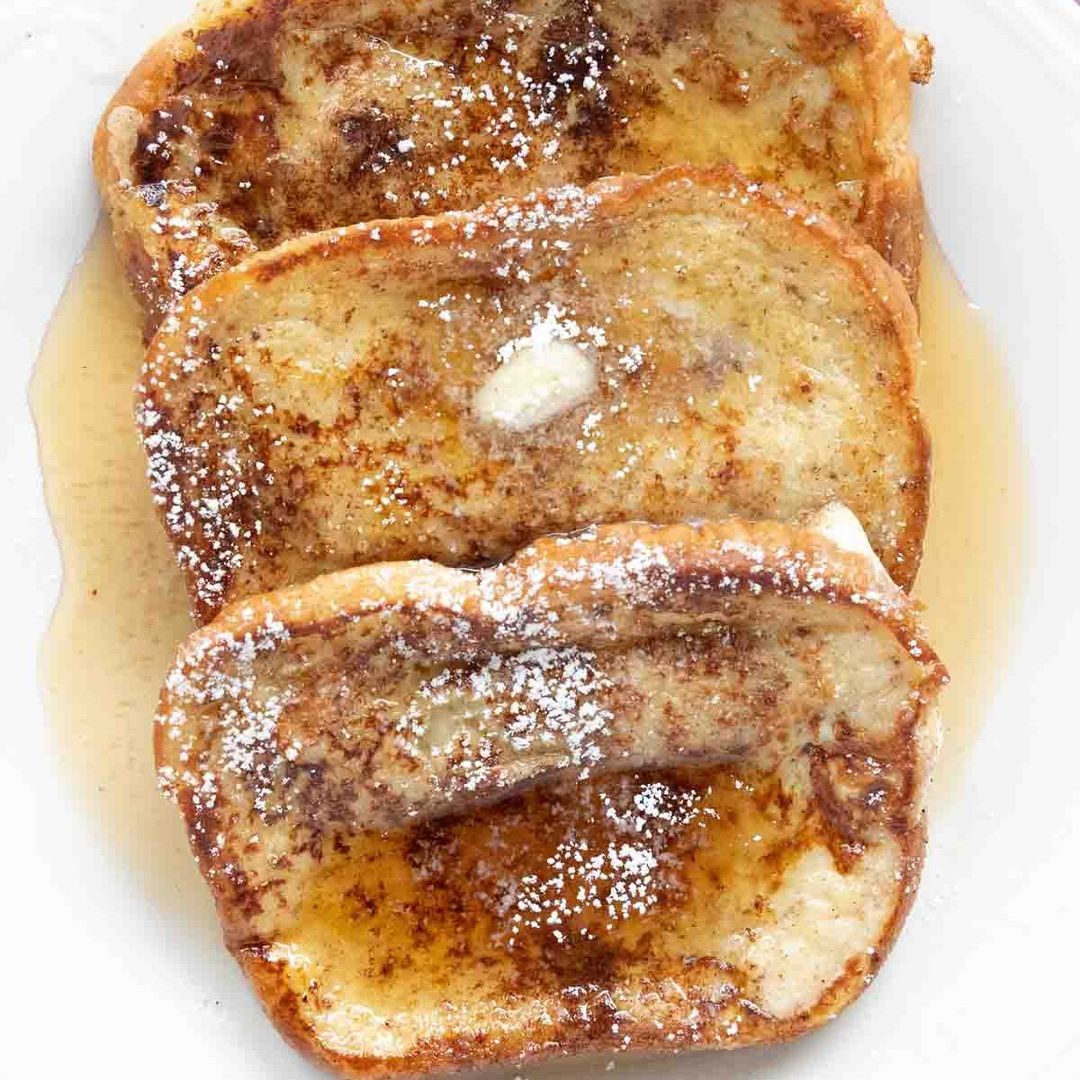 Indulge in a breakfast of champions with my Brioche French Toast! Thick, buttery slices of brioche, transformed into golden, luxurious French toast. Serve it up with warm maple syrup and your favorite toppings. #foodie #recipes #cooking Get The Recipe-->bit.ly/ACDfrenchtoast