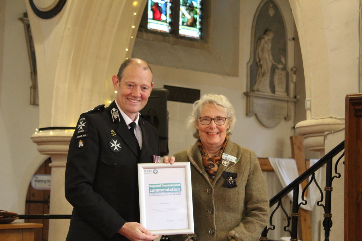 SJA Surrey District (@surrey_sja) on Twitter photo Congratulations to our Interim District Manager <a href="/AndrewClarkLBG/">Andrew Clark</a> on receiving a Regional Commissioners Commendation at our recent District Awards for leading and coordinating the growth of the District &building a culture of positive and inspirational leadership. Thank you Andrew Congratulations to our Interim District Manager <a href="/AndrewClarkLBG/">Andrew Clark</a> on receiving a Regional Commissioners Commendation at our recent District Awards for leading and coordinating the growth of the District &building a culture of positive and inspirational leadership. Thank you Andrew
