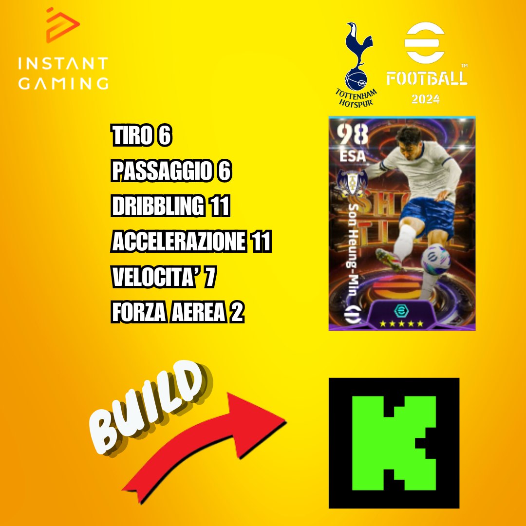 AlonsoGrayfox's tweet photo. Son has came to the pitch π
This is my idea of his build π―
You can chek all my builds on β¬οΈ
https://t.co/bXPhQlizwx π©
Cards and not only available on β¬οΈ
https://t.co/sjKFkv9lBr
@InstantGamingIT π§
#eFootball2024 #eFootball2024Mobile #kick #kickita https://t.co/1eJCTZuYAA