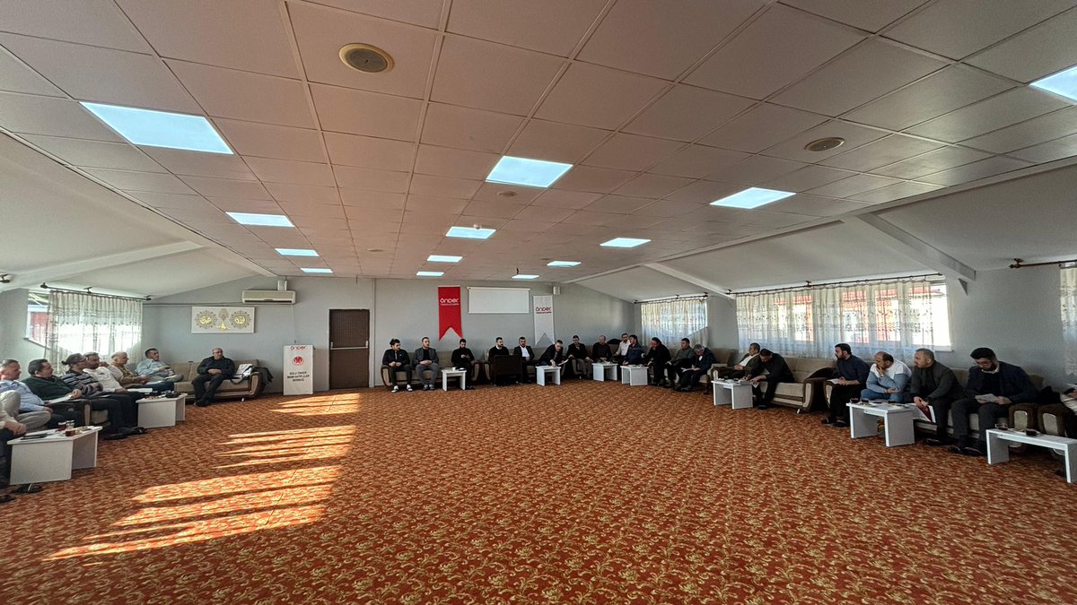 aceylantr's tweet photo. 🔹 ÖNDER Bölge Toplantıları 

Bartın, Bolu, Çankırı, Karabük ve Zonguldak illerimizin il ve ilçe dernek başkanları ve temsilcilerin katılımıyla bölge toplantımızı gerçekleştirdik. 

Eğitim, gençlik ve dernek saha ��alışmalarımız hakkında değerlendirmelerde bulunduk.

📍Bolu https://t.co/pRrkqw6EB1