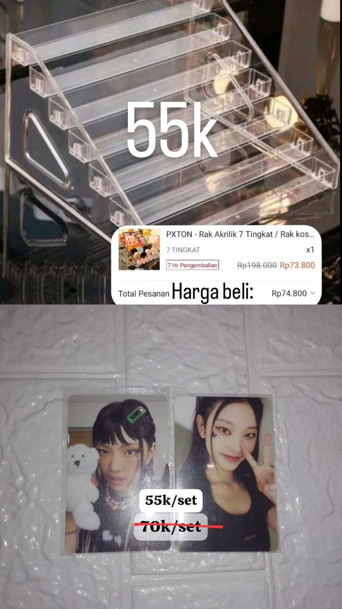 lalabilabolala's tweet photo. WTS || WANT TO SALE 
CLEAR SALE
MURCE

PC BTS NCT NEWJEANS RAK AKRILIK

DOM JATENG
EXC ADM 🍊 7% GRATONG EXTRA
EXC PACK 2K 

MIN PEMBELIAN 2 PC https://t.co/2hpBHUhpcS