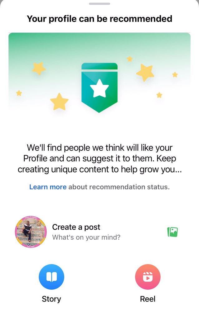 VishalMalhotraG's tweet image. What is Recommendations On Facebook ....

#FacebookforCreators @facebook #Recommendation #Status #FacebookDevelopers  

Your Profile Can be Recommended