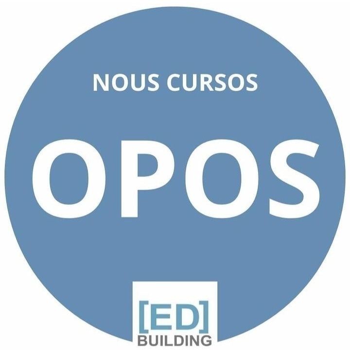 OPOS 2024
📍Dissabte 16/12 comencem curs de preparació a opos d'Infantil i Primària i encara estàs a temps d'inscriure't! 
📍Truca ara a la nostra LÍNIA OBERTA 24h al 658 955 403 on una coordinadora t'informarà de tots els detalls. 
 📍5 places disponibles
edbuilding.org/opos-2024/