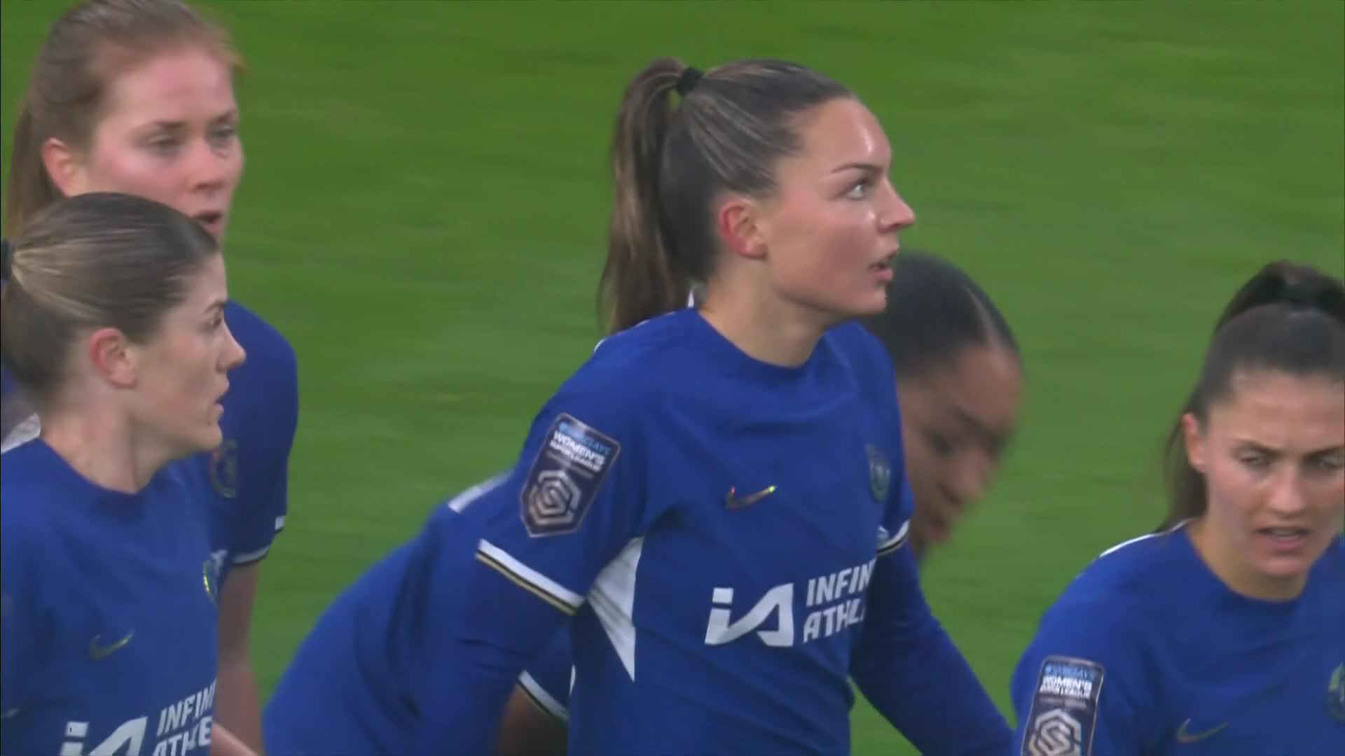 JOHANNA KANERYD WITH THE IMMEDIATE RESPONSE FOR CHELSEA. 😤