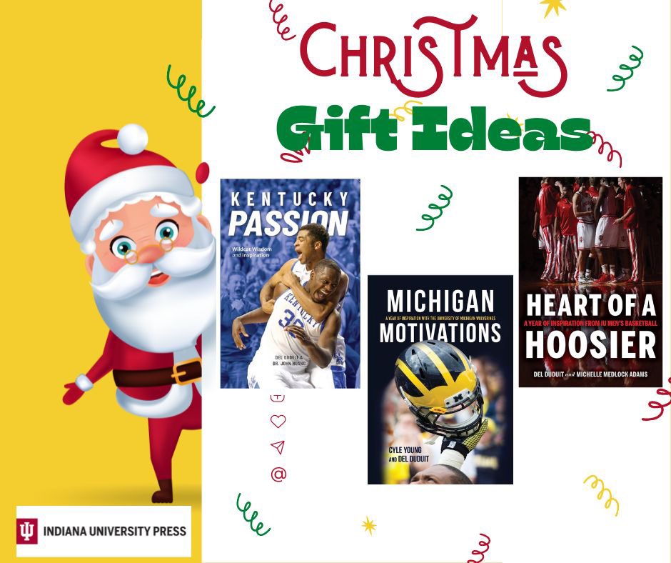 These fit perfectly in a stocking 🎄🔔 🎅 
#BBN #GoBlue #Hoosiers 
#ChristmasGiftIdeas #Christmas 
#Christmas #christmasgiftsideas 
<a href="/iupress/">Indiana University Press</a> @readRLB <a href="/KYHuangs/">John Huang</a> <a href="/INwritergirl/">Michelle M. Adams</a> <a href="/cyleyoung/">Cyle Young - DADVENTURER</a>