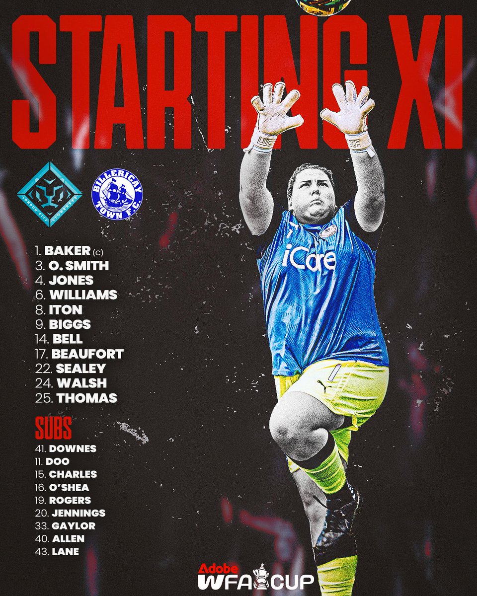 𝙏𝙀𝘼𝙈 𝙉𝙀𝙒𝙎👕

Here's the team to face <a href="/LC_Lionesses/">London City Lionesses</a> 

- Maya Lane, Bridgette Allen and Annabelle Downes get a call up from the Reserves!
- Al B starts and takes the armband ©️
- Otesha Charles returns to the squad after international duty with Guyana🇬🇾

#BTFCW